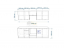 Кухонный гарнитур 19Р РоялВуд 2450 мм