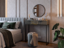 Обувница Классная 1 графит матовый/черный муар