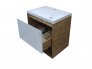 Тумба с раковиной Monaco Wood 600 1 ящик с нишей