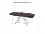 Кресло косметологическое Атлет Люкс-1 шоколадный