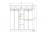 Шкаф-купе Оптима ОШ-20-17-111-ЗС