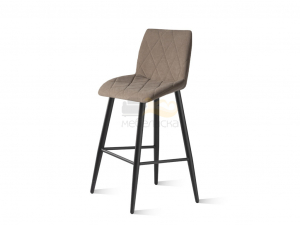 Стул барный Омега Текстиль LEONARDO 05 (кофе с молоком)