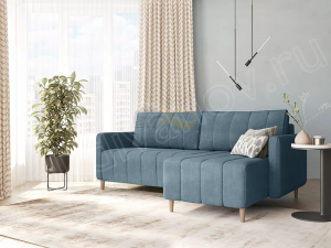 Угловой диван Берген Newtone azure