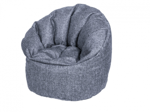 Бескаркасное кресло-пуф Relax Lux Серый