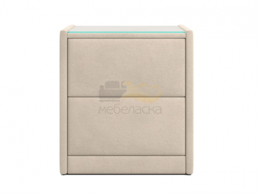 Тумба мягкая Аризона Вариант 2 Мора бежевый