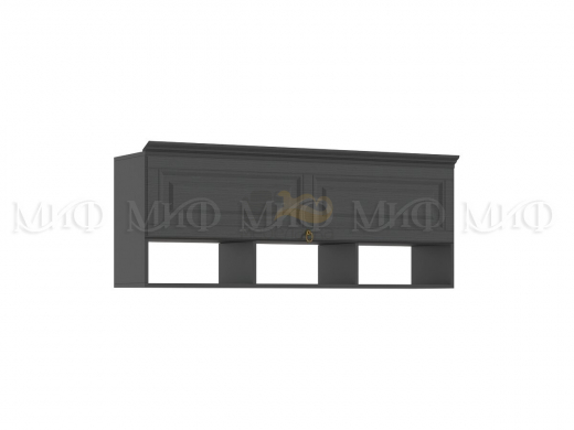 Полка Престиж-1 Графит/Графит структурный