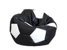 Кресло-мешок мяч черно-белый